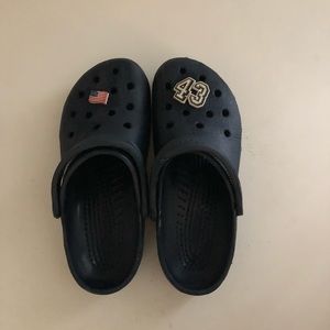 Navy blue crocs